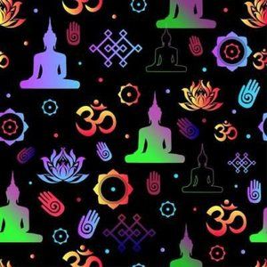 Kids L/XL Fabulegs Leggings Rainbow Hatha